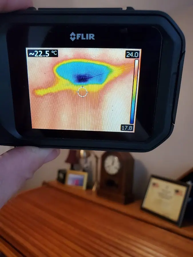 Thermal imaging inspection for water damage in Dana Point