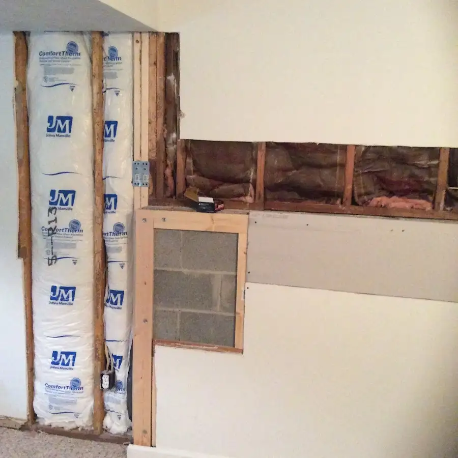 Wall insulation replacement during Odor Removal & Deodorization in Dana Point